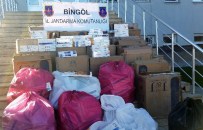 Bingöl'de 15 Bin Paket Kaçak Sigara Ele Geçirildi