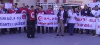 KADIN CİNAYETİ - Gaziantep - Kilis Tabipler Odasından Şiddete Tepki Eylemi