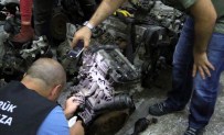 KAÇAK EŞYA - Gümrük Kaçağı 35 Lüks Otomobil Motoru Ele Geçirildi