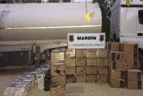 Mardin'de Kaçak Sigara Ele Geçirildi