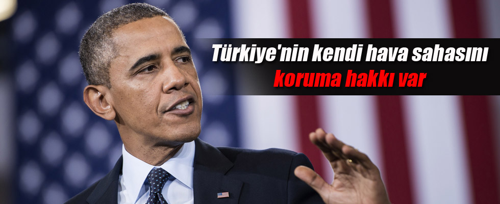 Obama'dan düşürülen Rus uçağıyla ilgili açıklama