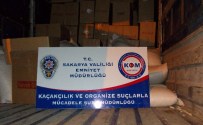 Sakarya'da 179 Bin Paket Kaçak Sigara Ele Geçirdi