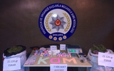 Şanlıurfa'da Uyuşturucu Operasyonu Açıklaması 3 Gözaltı