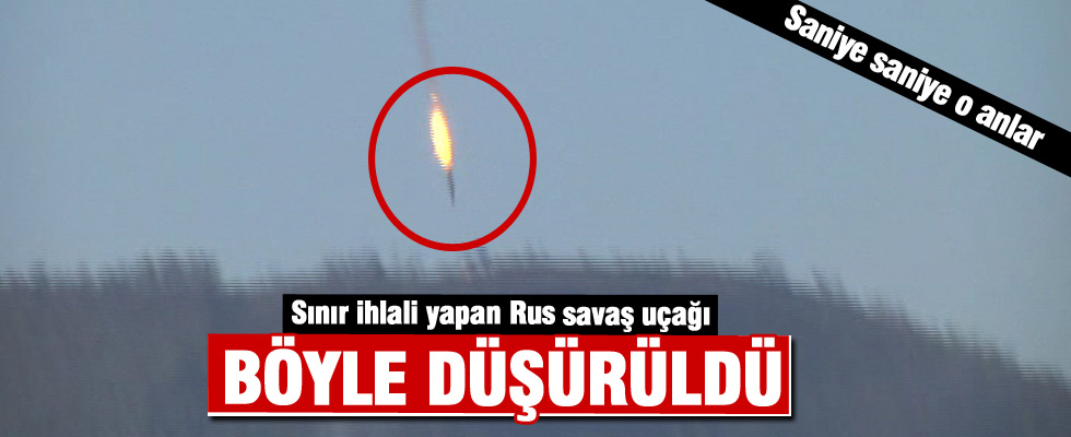 Türk jetleri Rus savaş uçağını vurdu