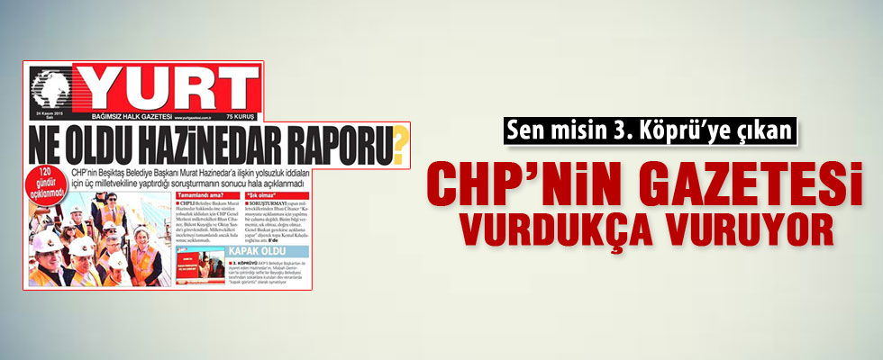 Yurt gazetesinden ikinci Hazinedar bombası