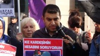 Çağlayan Adliyesi'nde Kadınlardan Siyah Çelenkli Protesto