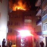 Çatı Yangını Paniğe Neden Oldu