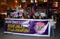 Eskişehir'de Kadına Karşı Şiddet Ve Mücadele Yürüyüşü