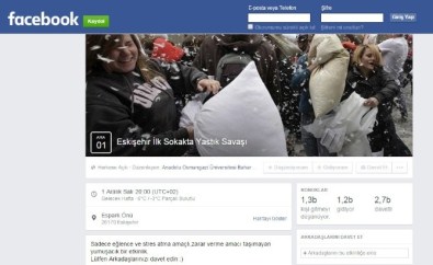 Eskişehirli Gençler Sokakta Yastık Savaşı Yapacak