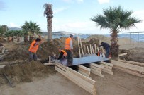 SAHİL YOLU - Sahil Yolu Projesinde İlk Beton Döküldü