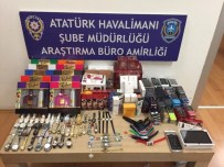 BULGAR - Atatürk Havalimanı'nda Cep Telefonu Kaçakçılığına Polis Engeli