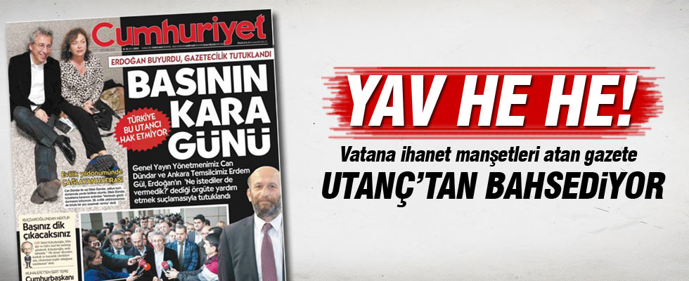 Sansürcü Cumhuriyet'ten ilginç manşet