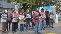 HALKEVLERI - Gazeteci Dündar'ın Tutuklanmasını Protesto Ettiler