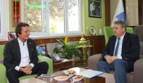TURAN ERDOĞAN - İş Adamı Zorlu'dan Başkan Çerçi'ye Ziyaret