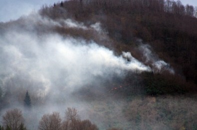 Trabzon'da Orman Yangını Söndürülemiyor