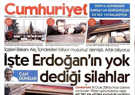 Sansürcü Cumhuriyet'ten ilginç manşet