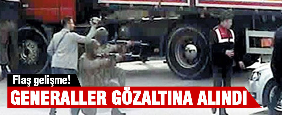 İkisi general üç komutana MİT Tırları sorgusu