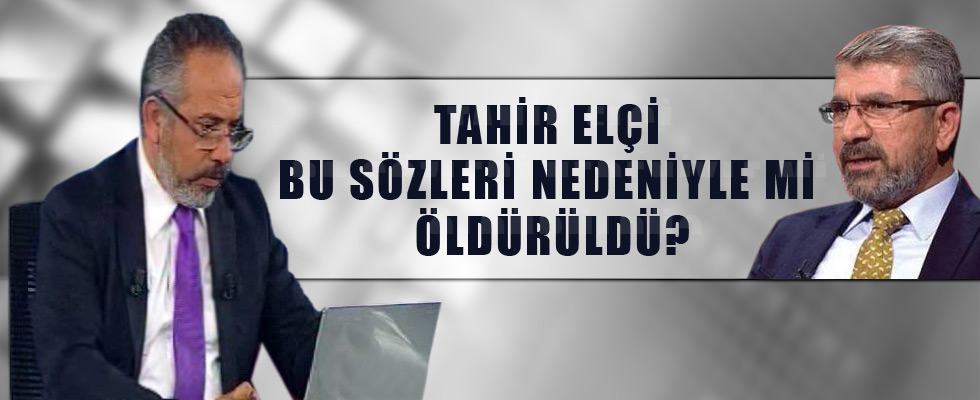 Tahir Elçi bu yüzden mi öldürüldü?