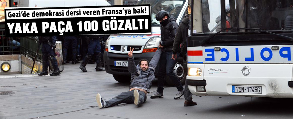 Paris'teki COP21 gösterisinde gerginlik