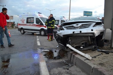 Turgutlu'da Trafik Kazası Açıklaması 6 Yaralı