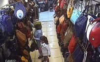 Çanta hırsızı güvenlik kamerasında