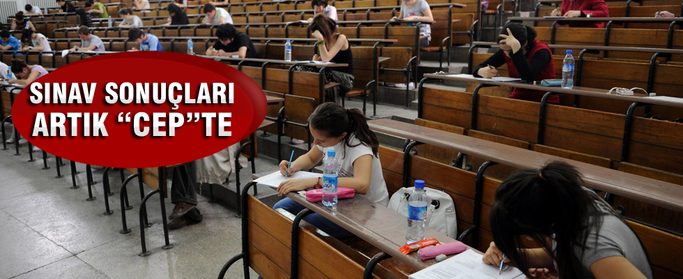 ÖSYM sınav sonuçları artık 'cep'te