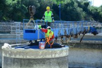 İÇMELER - İçmeler Aat'nin Çöktürme Havuz Köprüsü Yenilendi