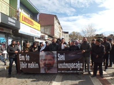 Malazgirt'te Tahir Elçi Protestosu