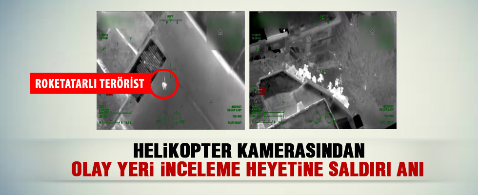 Olay yeri inceleme heyetine saldırı anı kamerada