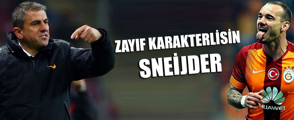 Hamza Hamzaoğlu'ndan Sneijder'e sert cevap!