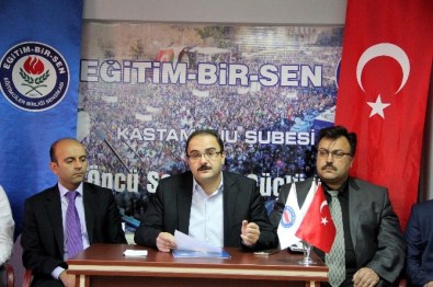 Eğitim-Bir-Sen Kastamonu Şube Başkanı Orhan Sancaktaroğlu;