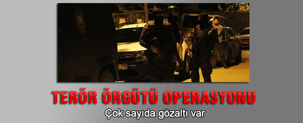 İstanbul'daki terör örgütü operasyonu: 15 Gözaltı