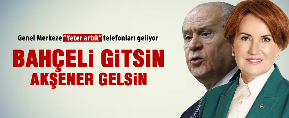 MHP'de Meral Akşener sesleri