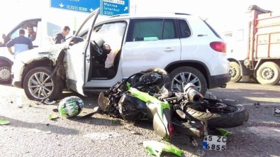 Turgutlu'da Motosiklet Kazası Açıklaması 1 Ölü