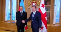 GÜRCİSTAN CUMHURBAŞKANI - Aliyev, Gürcü Mevkidaşıyla Görüştü