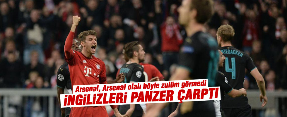Bayern, Arsenal'a acımadı
