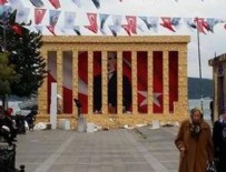 SARIYER BELEDİYESİ - CHP'li Sarıyer Belediyesi'nden maket Anıtkabir