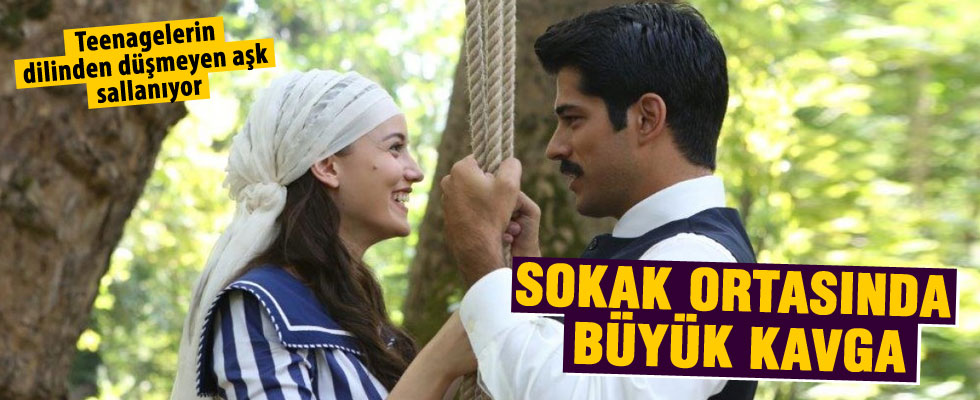 Fahriye Evcen ile Burak Özçivit arasında büyük kavga