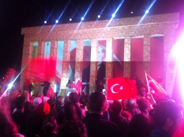 CHP'li Sarıyer Belediyesi'nden maket Anıtkabir