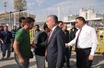 PAŞABAHÇE - Can Ve Şimşek'ten, Paşabahçe Mersin Fabrikasında Eylem Yapan İşçilere Destek