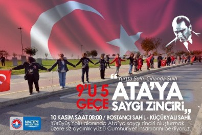 Maltepe Belediyesi'nden 10 Kasım'da Anlamlı Anma