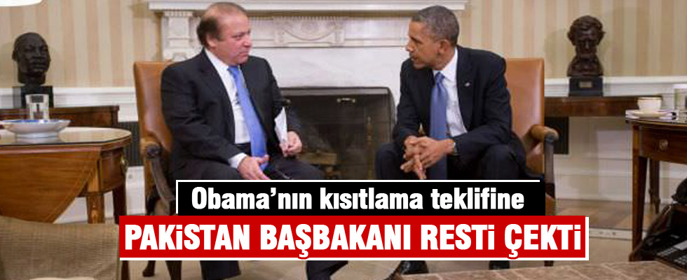 Pakistan ABD'nin teklifini reddetti