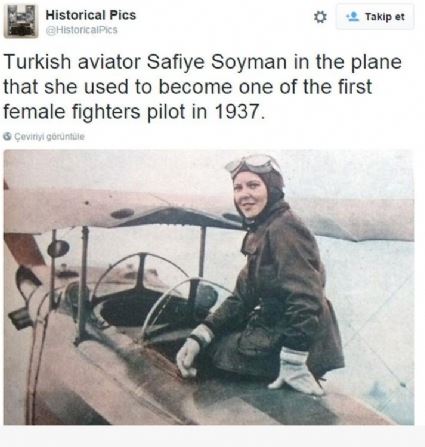 Sabiha Gökçen ile Safiye Soyman'ı karıştırdılar