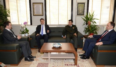 Başkan Dündar, Kaymakam Ünlü'yü Ziyaret Etti