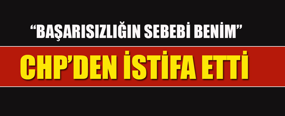 CHP Kemer Meclis Üyesi istifa etti
