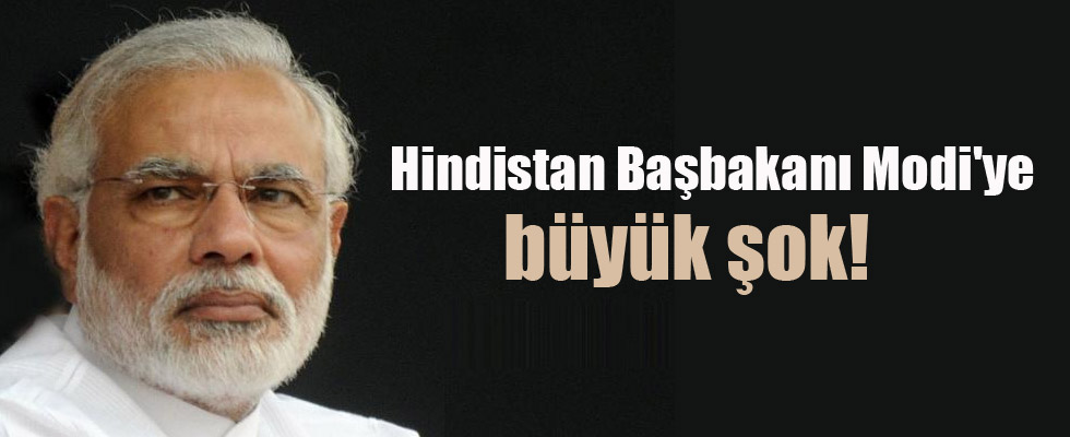 Hindistan Başbakanı Modi'ye Seçim Şoku