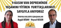 Belediye Eş Başkanlarından '9 Kasım' Mesajı