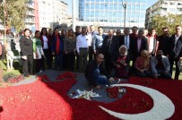 MUHARREM ÇAĞLAR - Belediyeden Ata'ya 50 Bin Çiçekli Anma