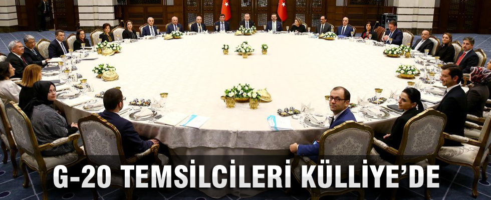 G-20 temsilcileri Külliye'de