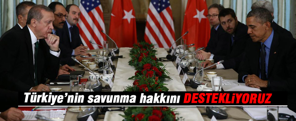 Cumhurbaşkanı Erdoğan ve Obama basın toplantısı düzenledi